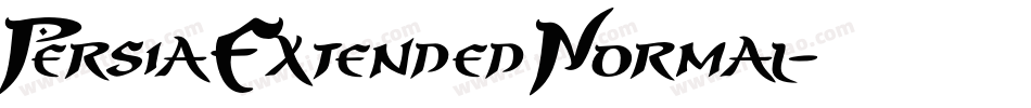 Persia Extended Normal字体转换